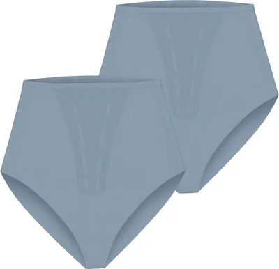 Produktbild von Triumph Damen String Triumph Shape Smart Highwaist 2-Pack chambray - Größe M