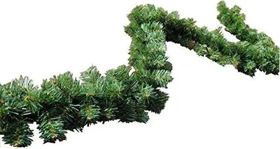 Produktbild von Weihnachtsgirlande Dicke Künstliches Tannengirlande Weihnachtsdeko Grüne 300cm 160 Spitzen