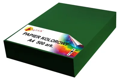 Immagine prodotto di Carta colorata A4 100g verde scuro 500 fogli