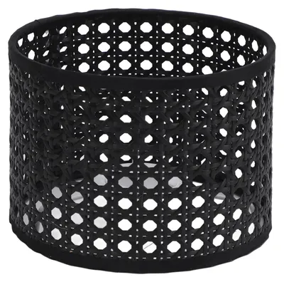Imagen del producto de Pantalla para lámpara, diseño hueco con detalles tallados, estilo moderno, compatible con casquillo E27-E14 para lámparas de techo, de pie o de mesa