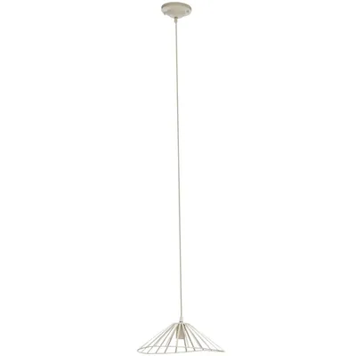 Produktbild von Brilliant Deckenleuchte Pendelleuchte Akola Weiß rund Ø36cm max. 60W E27 ohne Leuchtmittel kürzbar
