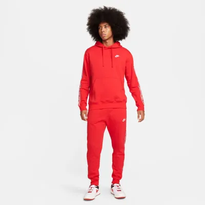 Produktbild von Nike Club Fleece Trainingsanzug mit verstellbarer Kapuze und konischen Hosenbeinen