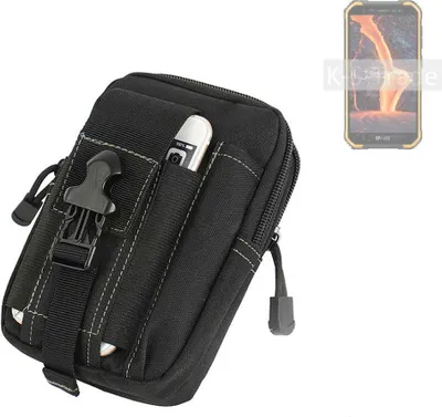 Produktbild von K-S-Trade Gürtel Tasche kompatibel mit Ulefone Armor X6 Pro Gürteltasche Holster Schutz Hülle Handy Hülle Smartphone outdoor Handy-Hülle schwarz