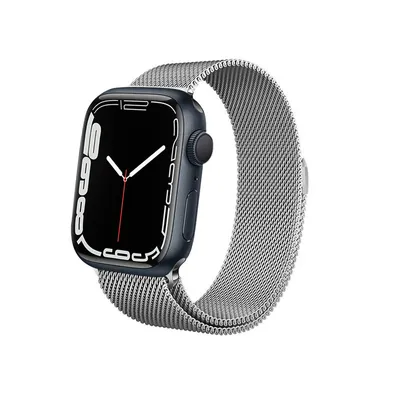 Immagine prodotto di Crong Milano Steel - Cinturino in acciaio inossidabile per Apple Watch 38/40/41/42 mm (argento)