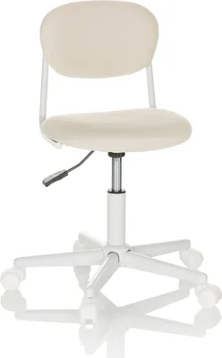 Obrázek produktu pro hjh OFFICE dětská otočná židle KIDDY BASE I Kancelářská židle pro děti, výškově nastavitelná, bez područek, látka