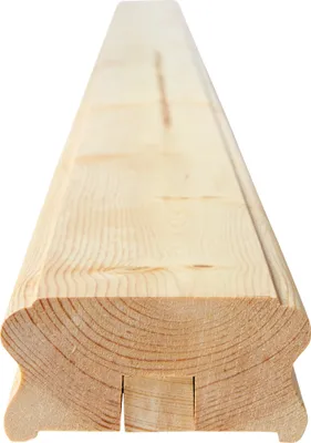 Produktbild von Handlauf aus Holz - 85mm - für Treppe + Balkon - nordische Fichte - (137)