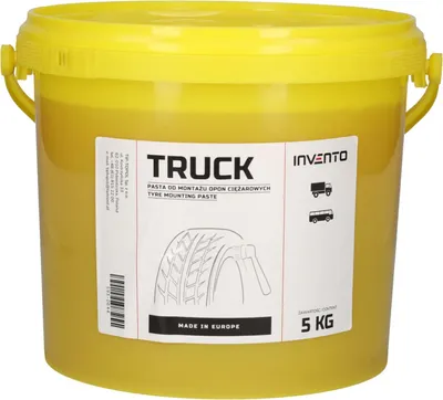 Immagine prodotto di Pasta per il montaggio pneumatici camion, secchio da 5 kg, Invento
