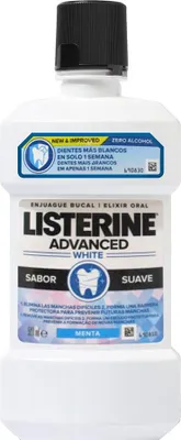 Image de Listerine Blanchiment Saveur Lisse 500ml Antiseptique Blanchissant Pour Une Hygiène Buccale Complète - Listerine