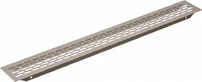 Produktbild von Stegblech 60x484mm Aluminiumgitter Heizungsabdeckung Lüftungsgitter Belüftungsgitter Hellanthrazit