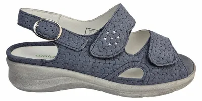 Produktbild von Waldläufer Merle jeans silber Sandale Blau in Gr. 38.5