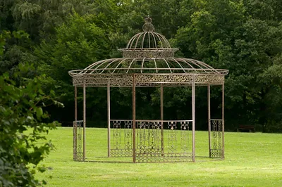 Immagine prodotto di CLP Archi di rosa romantici, padiglione rotondo  ferro, fatto a mano, bronzo