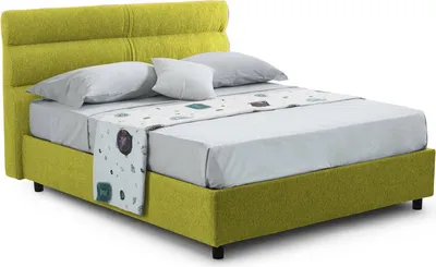 Produktbild von Bedero - Doppelbett, Grün, Inkl. Matratze  Italy