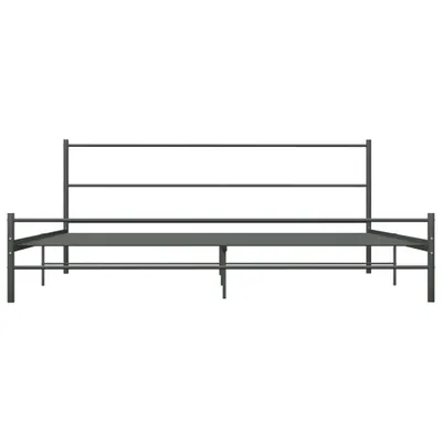 Produktbild von "2026 Aktion"Bettgestell - CLORIS - Doppelbett - Robust und langlebig - Grau Metall 180×200 cm - Einfache Montage -  - NeuMöbel8520761