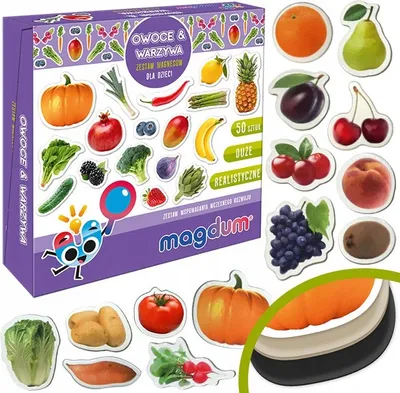 Obrázok produktu pre Magnetky Na Ovocie A Zeleninu 50Ks Mv 6032-42