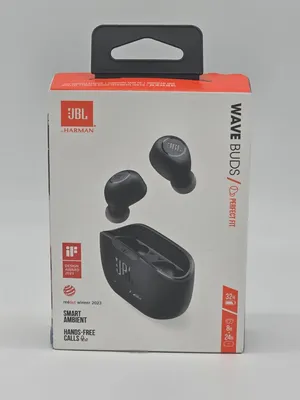 Produktbild von JBL Headphones In-Ear InEar Wave Buds black Schwarz