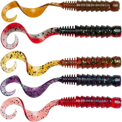 Produktbild von Savage Gear Pro Grub 8 pcs Green Pumpkin 5 cm 0,8 g Gummiköder