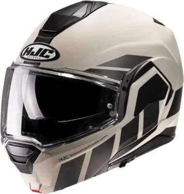 Produktbild von HJC I100 BEIS Klapphelm weiss-schwarz MC9SF S