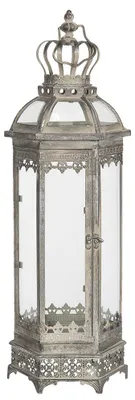 Immagine prodotto di Clayre & Eef, lanterna, colore argento, metallo