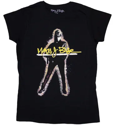 Productafbeelding van Mary J. Blige Glow Black M, dames T-shirt