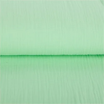 Produktbild von Musselinstoff Meterware Bio Baumwolle einfarbig mint 1,30m