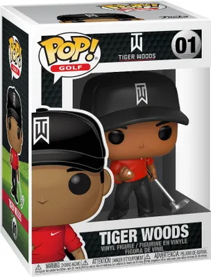 Produktbild von Golf - Tiger Woods (Red Shirt) 01 - Funko Pop! - Vinyl Figur