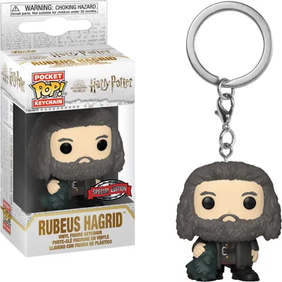 Produktbild von Harry Potter - Rebeus Hagrid Holiday Special Edition - Schlüsselanhänger Funko Pocket POP! Keychain