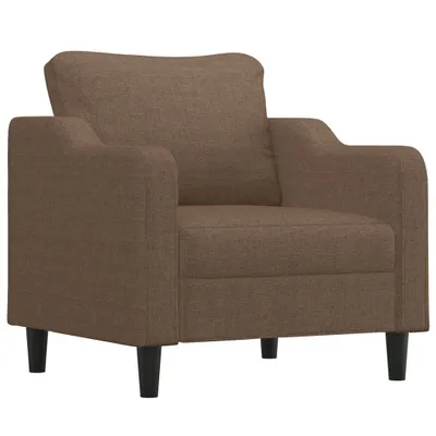 Image de Fauteuil Marron 60 cm Tissu