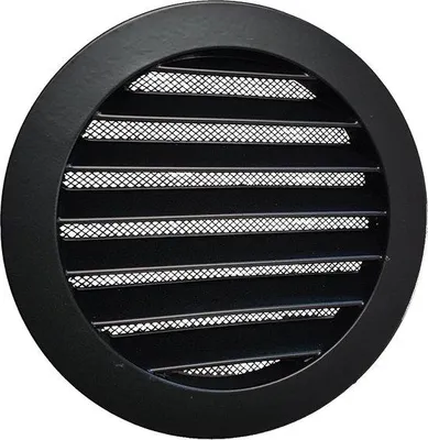 Obrázek produktu pro Ventilační mřížka, průměr 160 mm, hliník, s ochranou proti povětrnostním vlivům – ideální pro venkovní použití