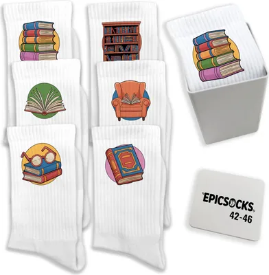Produktbild von epicsocks Bücherträume Socken in 42-46 im