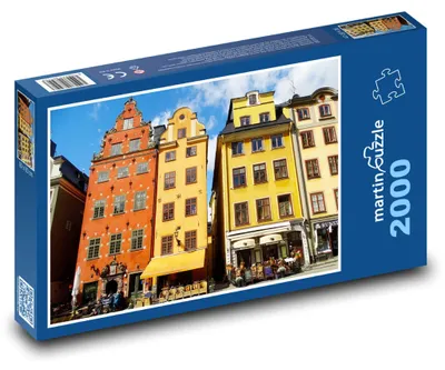 Obrázok produktu pre martinpuzzle – Puzzle 2000 – Štokholm – Švédsko, domy