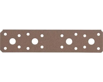 Produktbild von Alberts DURAVIS® Flachverbinder, rostbraun 180 x 40 mm