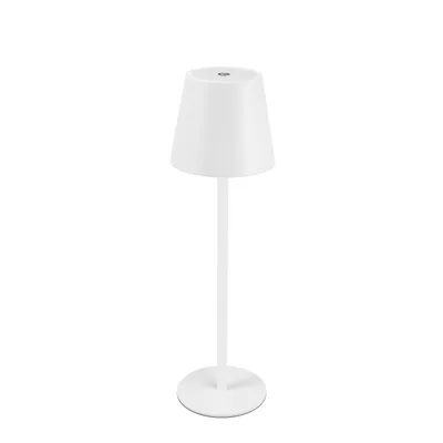 Produktbild von ZMH Tischlampe Kabellos LED Tischleuchte - Nachttischlampe Touch Dimmbar Weiß IP54 Bettleuchte Tisch USB Tischlampe Aufladbar Metall Schreibtisch