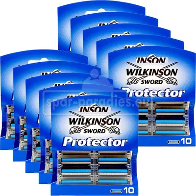 Obrázek produktu pro Žiletky Wilkinson Protector, balení po 10 kusech x 10