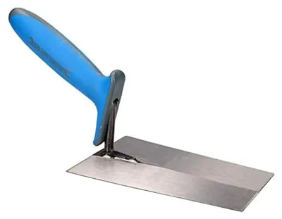Produktbild von Schaufel Kelle 180 x 110 mm Kohlenstoffstahl mit Soft-Grip Handgriff für Zement Mauerwerk