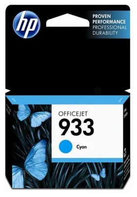 Produktbild von HP 933 Cyan Original Druckerpatrone, Standardertrag, Cyan, Tinte auf Pigmentbasis, 4 ml, 1 Stück(e), Einzelpackung