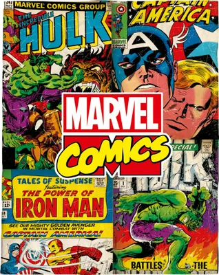 Produktbild von Marvel Decke Comics 130x170 cm