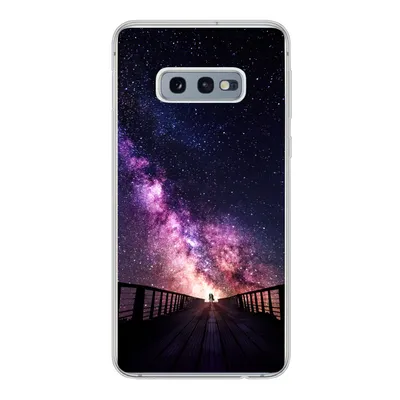 Produktbild von MuchoWow® Handyhülle Schutzhülle Hülle für Samsung Galaxy S10e Universum - Galaxie - Lila - Jungen - Mädchen - Kinder Silikon Softcase Handy Hülle - Handy