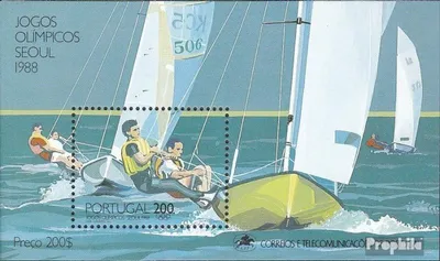Produktbild von Briefmarken Portugal 1988 Mi Block60 (kompl.Ausg.) gestempelt Sommerspiele