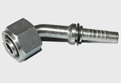 Produktbild von 2 x Hydraulik Schlaucharmatur Hydraulikarmatur DKOS 45° M22x1,5 RA14 Tülle 10