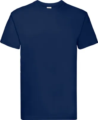 Produktbild von Fruit Of The Loom Herren Super Premium Kurzarm T-Shirt BC333 (S) (Marineblau)