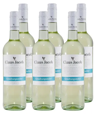 Produktbild von Claus Jacob Grauburgunder QbA -trocken- (6 x 0,75L)
