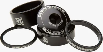 Produktbild von Race Face Steuersatz Spacer Kit, 1 1/8", 4 Stk., 2.5/5/10/15mm, Aluminium, black
