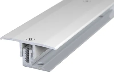 Produktbild von (19,99EUR/m) | Prinz LPS 220 Übergangsprofil | 34 x 1000 mm | Silber eloxiert | Für Belagstärken von 7-16 mm | Flaches Design ohne Zierrillen |