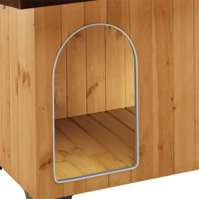 Produktbild von Ferplast Hundehütte Baita 80 Braun 102 x 70 x 65,5 cm 87015000