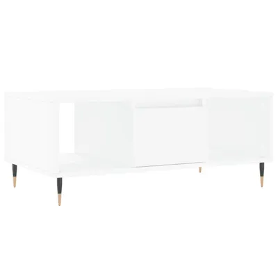 Produktbild von Couchtisch Weiß 90x50x36,5 cm Holzwerkstoff