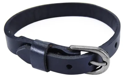 Produktbild von axy LAM15! Lederarmband Leather Bracelet! Surferarmband Schmuck (Blau)
