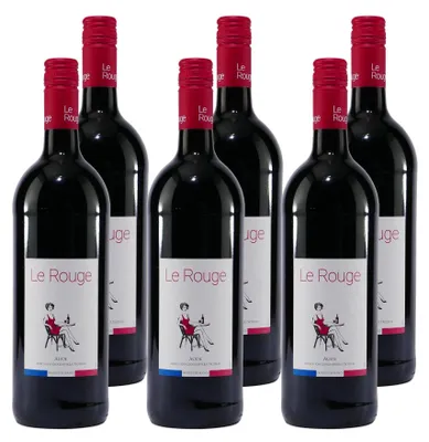 Produktbild von Le Rouge Aude IGP -trocken- (6 x 1,0L)