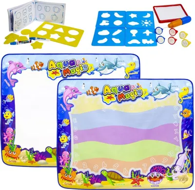Obrázok produktu pre Vzdelávacia podložka na kreslenie/maľovanie vodou OCEAN