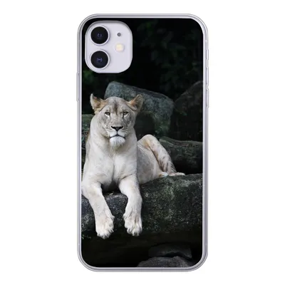 Produktbild von MuchoWow® Handyhülle Schutzhülle Hülle für iPhone 11 Löwe - Wilde Tiere - Porträt Silikon Softcase Handy Hülle - Handytasche