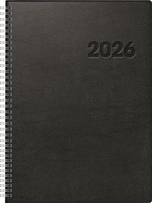 Image de rido idé Calendrier-livre "Conform Wire-O" 2026 noir